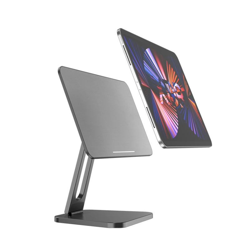 X27 Desktop Folding Rotating Tablet Magnetic Bracket For iPad Pro 11 inch (2018/2020/2021)(Silver) - Desktop Holder by buy2fix | Online Shopping UK | buy2fix