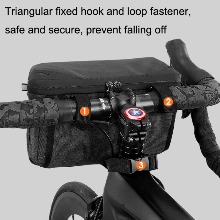 WEST BIKING YP0707298 Bicycle Handlebar Bag Multi-function Messenger Bag Scooter Head Bag(Black) - Bicycle Bags by WEST BIKING | Online Shopping UK | buy2fix