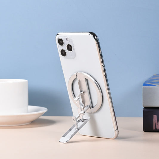 MagSafe Aluminum Alloy Magnetic Phone Holder(Silver) - Desktop Holder by buy2fix | Online Shopping UK | buy2fix