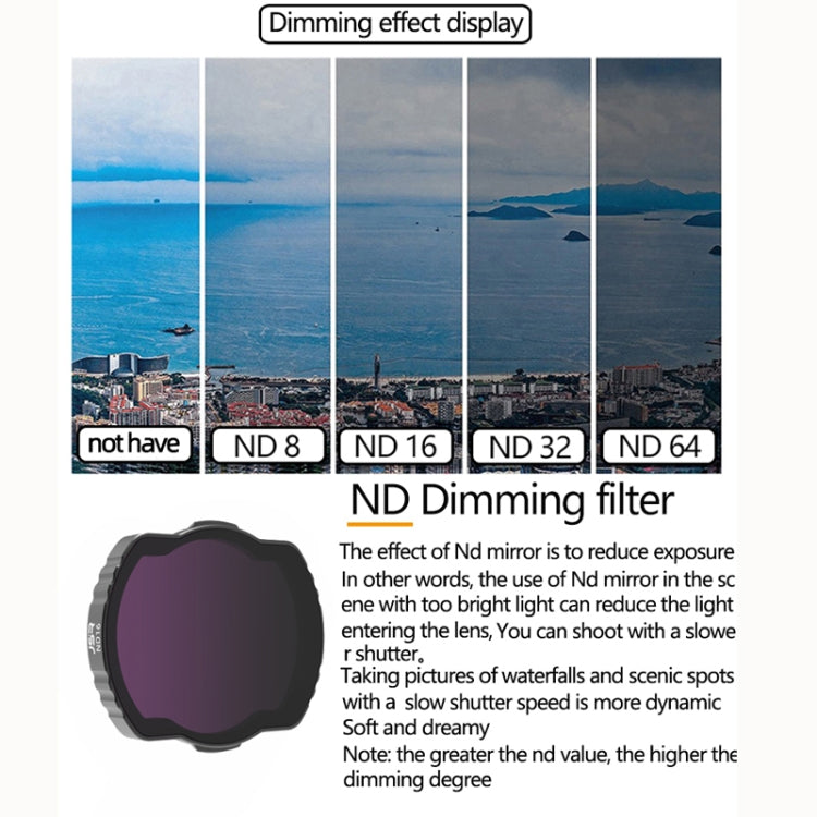 JSR  Adjustable Filter For DJI Avata,Style: ND32 - DJI & GoPro Accessories by buy2fix | Online Shopping UK | buy2fix