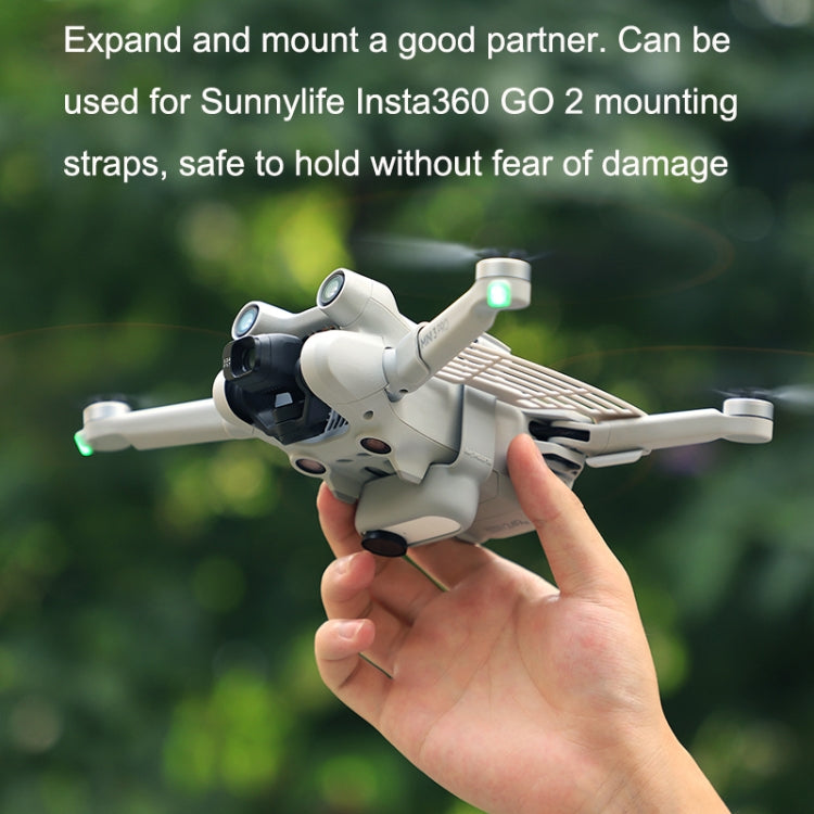 1 Pair Sunnylife MM3-HS464 For DJI Mini 3 Pro Hand Guard Hand-held Take-off And Landing Safety Guard(Light Grey) - Other by Sunnylife | Online Shopping UK | buy2fix