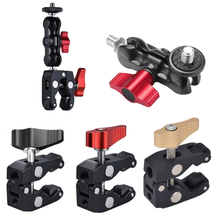 JMSUZ 124124 SLR Camera Rail Adjustable Clamp Crab Clamp+Magic Arm - Camera Accessories by JMSUZ | Online Shopping UK | buy2fix