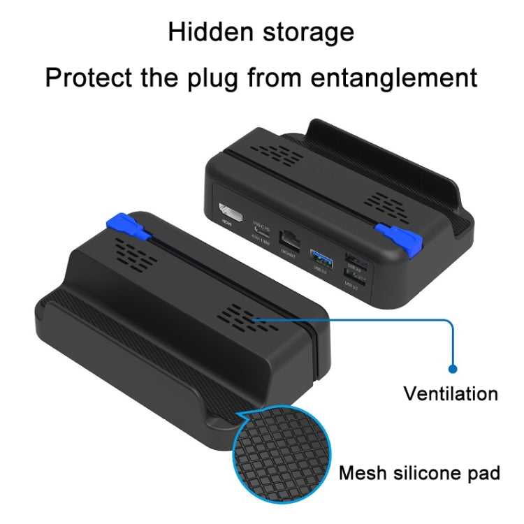 PGTECH For Steam Deck Game Console Base Support Data Transmission With Network Port - Other Accessories by buy2fix | Online Shopping UK | buy2fix