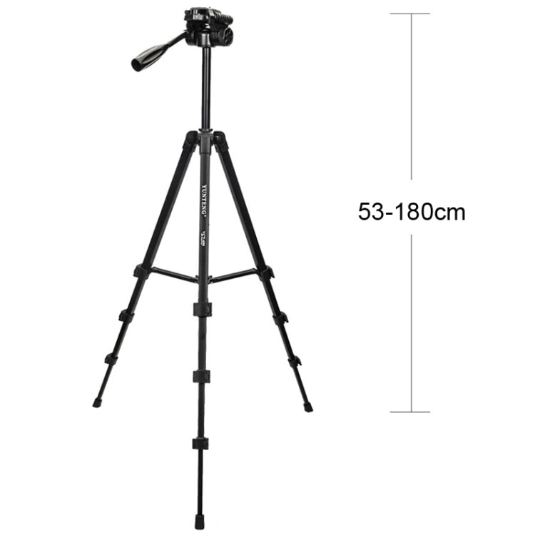 YUNTENG 696 SLR Tripod General Mobile Phone Stand(Black) - Camera Accessories by YUNTENG | Online Shopping UK | buy2fix