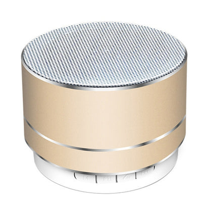 A10 Mini Metal Wireless Bluetooth Speaker(Golden) - Mini Speaker by buy2fix | Online Shopping UK | buy2fix