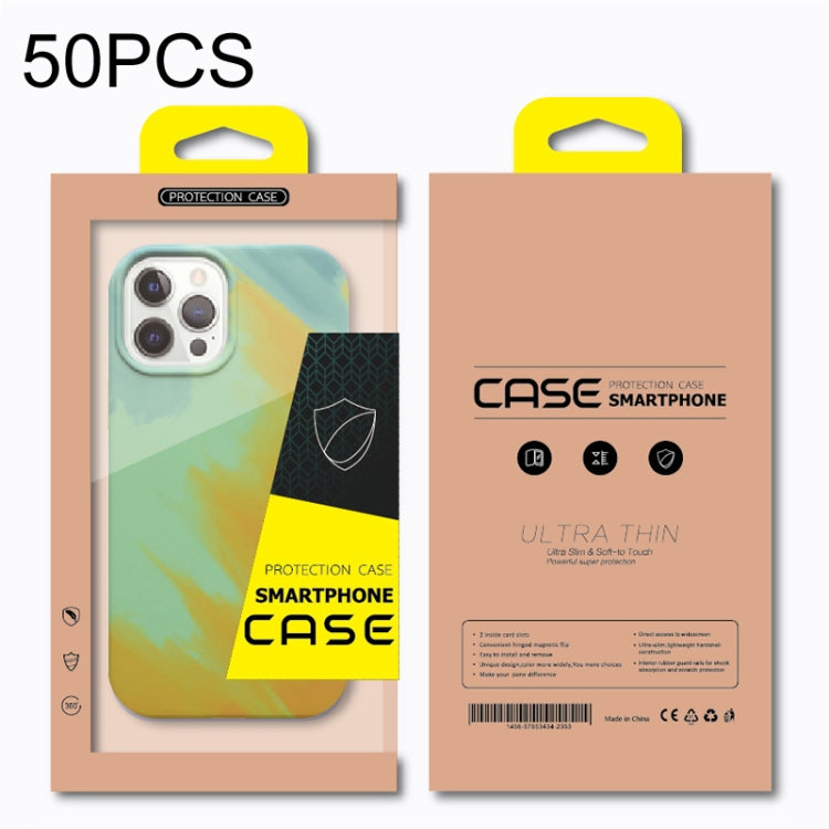 50 PCS Kraft Paper Phone Case Packaging Box S  Inner Tray  4.7-5.8 Inch(Yellow) -  by buy2fix | Online Shopping UK | buy2fix