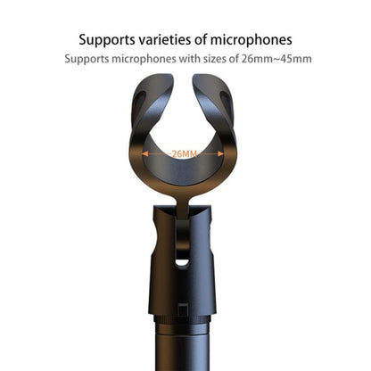 SSKY B10 Flexible Microphone Disc Stand Floor Mobile Phone Stand, Size: 1.6m - Consumer Electronics by SSKY | Online Shopping UK | buy2fix