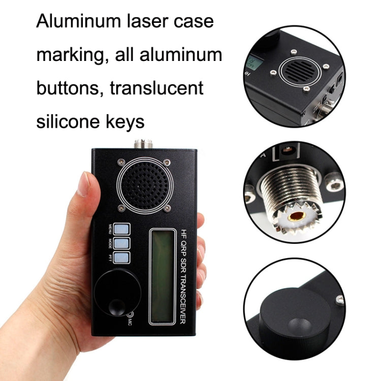 Mini 8 Band SSB/CW QRP Transceiver For Ham Radio, Style: Host + Hand Mi + EU - Consumer Electronics by buy2fix | Online Shopping UK | buy2fix