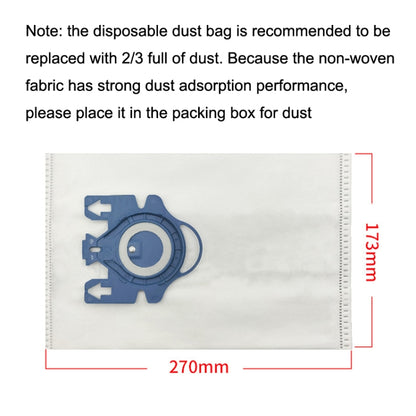 10PCS For Miele 3DFJM / Complete C2 Vacuum Cleaner Accessories Blue Dust Bag - Consumer Electronics by buy2fix | Online Shopping UK | buy2fix