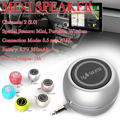 Yayusi A5 Mobile Phone Computer Plug In Audio Mini External Speaker, Color: Vitality Red - Mini Speaker by Yayusi | Online Shopping UK | buy2fix