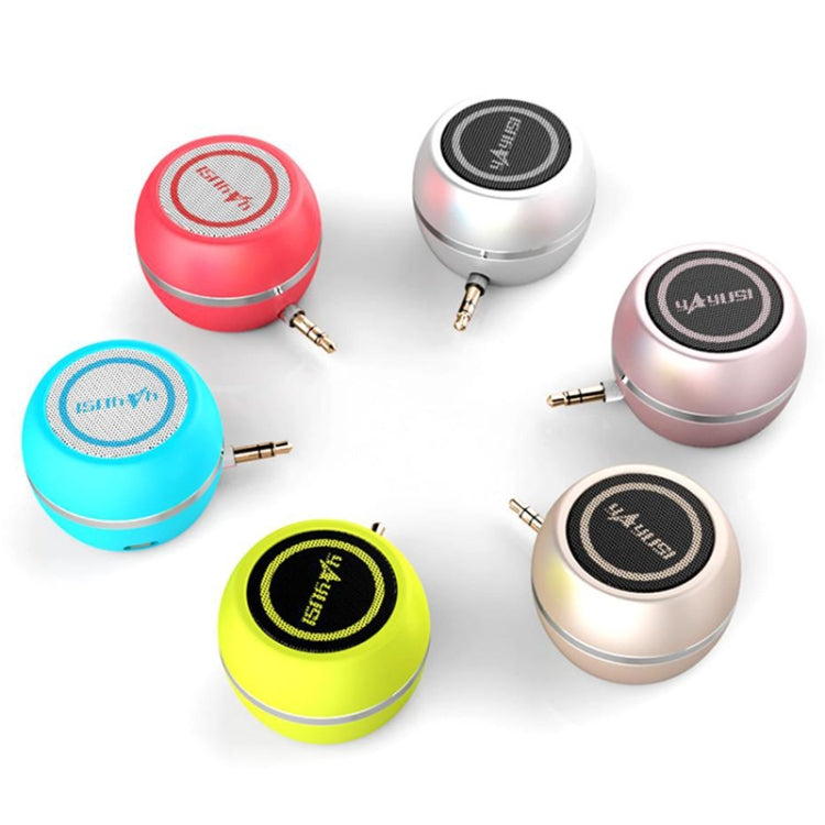 Yayusi A5 Mobile Phone Computer Plug In Audio Mini External Speaker, Color: Fresh Green - Mini Speaker by Yayusi | Online Shopping UK | buy2fix