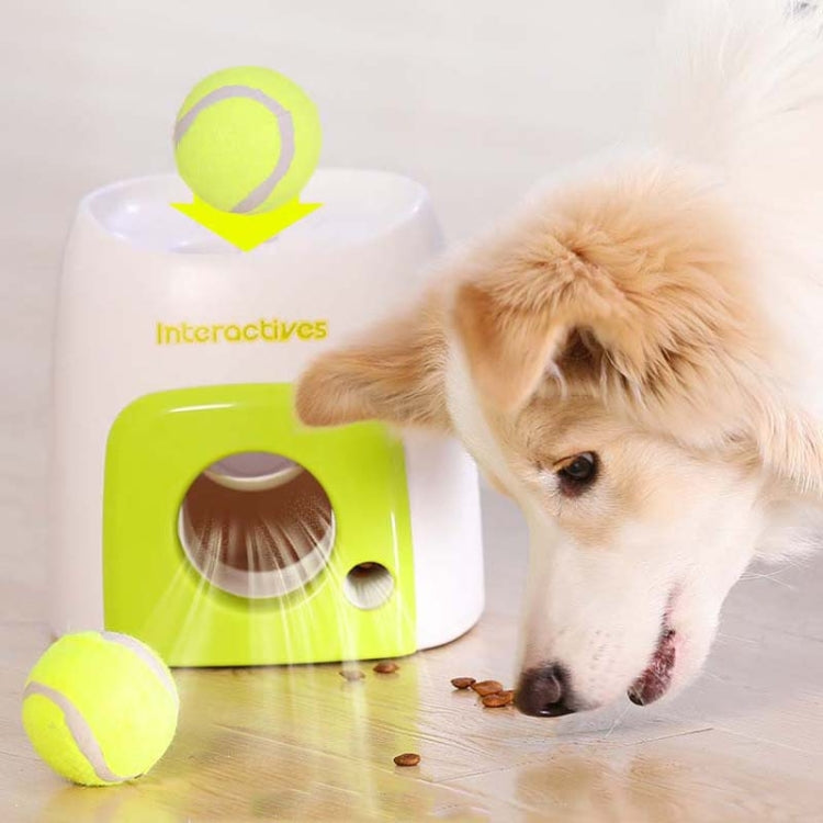 AFP Tennis Food Reward Machine Leaky Feeder Dog Smart Feeding Machine Toy(Green+1 Ball) - Leakage Toy by AFP | Online Shopping UK | buy2fix