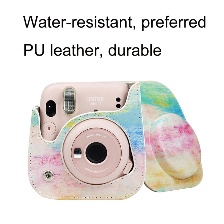 For Instax Mini11 / 9 / 8 PU Cortex Retro Camera Bag Protective Cover(Fantastic Cloud) - Leather Bag by CAIUL | Online Shopping UK | buy2fix