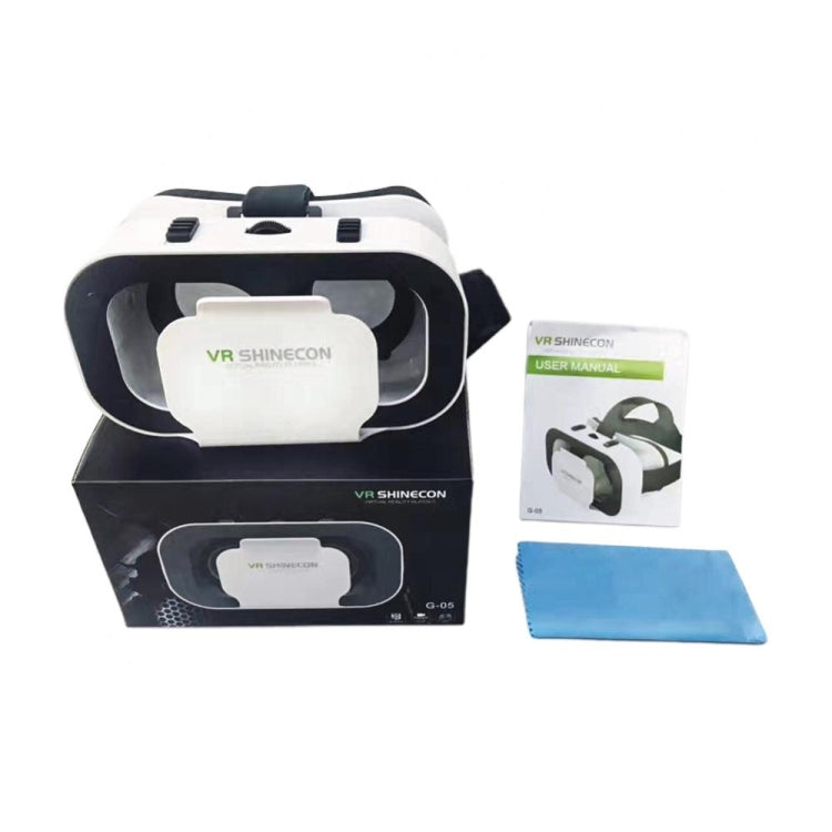 VRSHINECON G05 5th 3D VR Glasses Virtual Headset Digital Glasses(White) - VR Accessories by VRSHINECON | Online Shopping UK | buy2fix