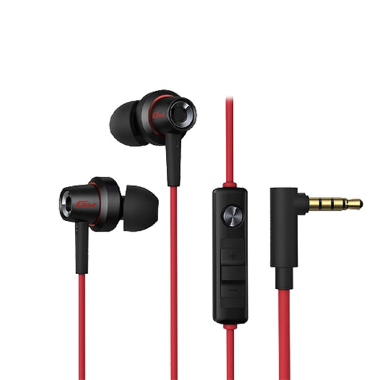 Edifier HECATE GM260 In Ear Wire Control Headphones With Silicone Earbuds, Cable Length: 1.3m(Black Red) - In Ear Wired Earphone by Edifier | Online Shopping UK | buy2fix