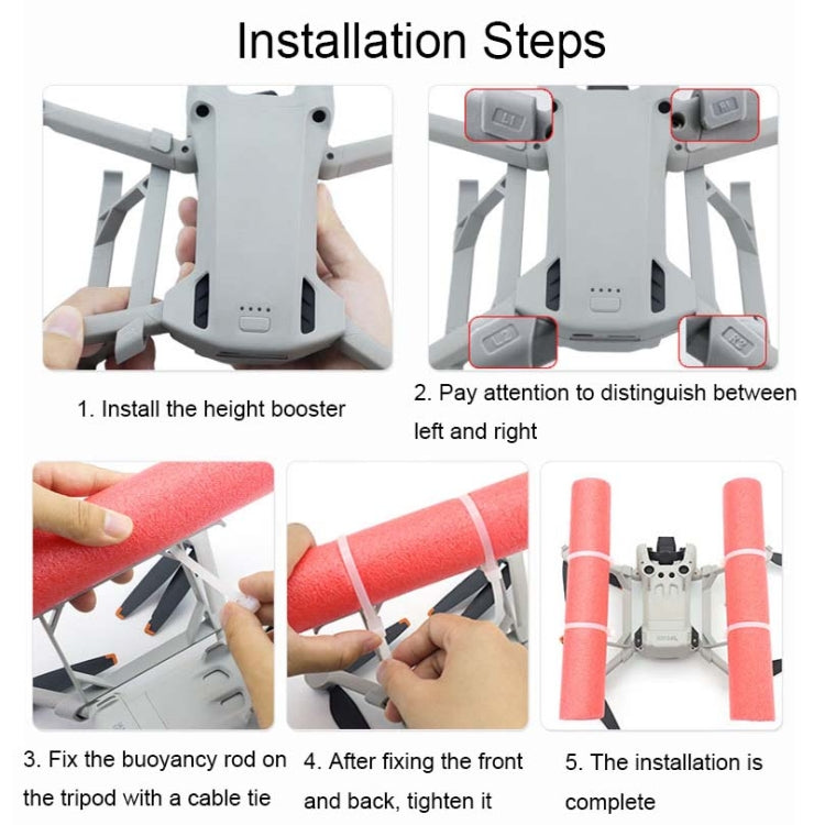 For DJI Mini 3 Pro CQT 913492 Floating Heightened Drone Landing Gear Buoyancy Rod - DJI & GoPro Accessories by CQT | Online Shopping UK | buy2fix