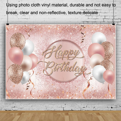 MDN12122 1.5m x 1m Rose Golden Balloon Birthday Party Background Cloth Photography Photo Pictorial Cloth - Camera Accessories by buy2fix | Online Shopping UK | buy2fix