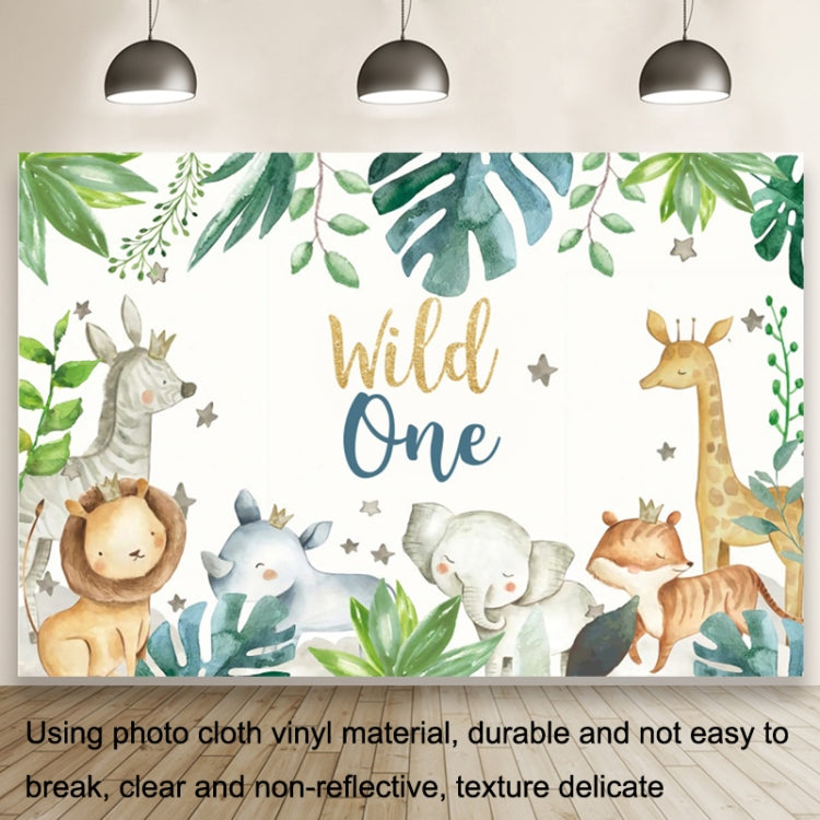 MDN08226 1.5m x 1m Animal Forest Cartoon Birthday Party Banquet Decoration Photo Background Cloth - Camera Accessories by buy2fix | Online Shopping UK | buy2fix