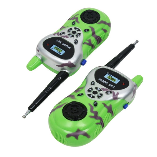 2289 1 Pair Children Mini Walkie Talkie Toys Wireless Talking Outdoor Interactive Toys(Green) - Consumer Electronics by buy2fix | Online Shopping UK | buy2fix