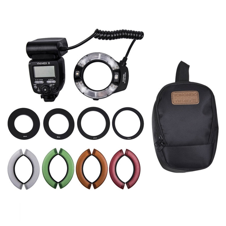 For Canon TTL Oral Insect Insect Teeth Ring Light YONGNUO YN-14EX II Macro Ring Flash Speedlite - Camera Accessories by YONGNUO | Online Shopping UK | buy2fix