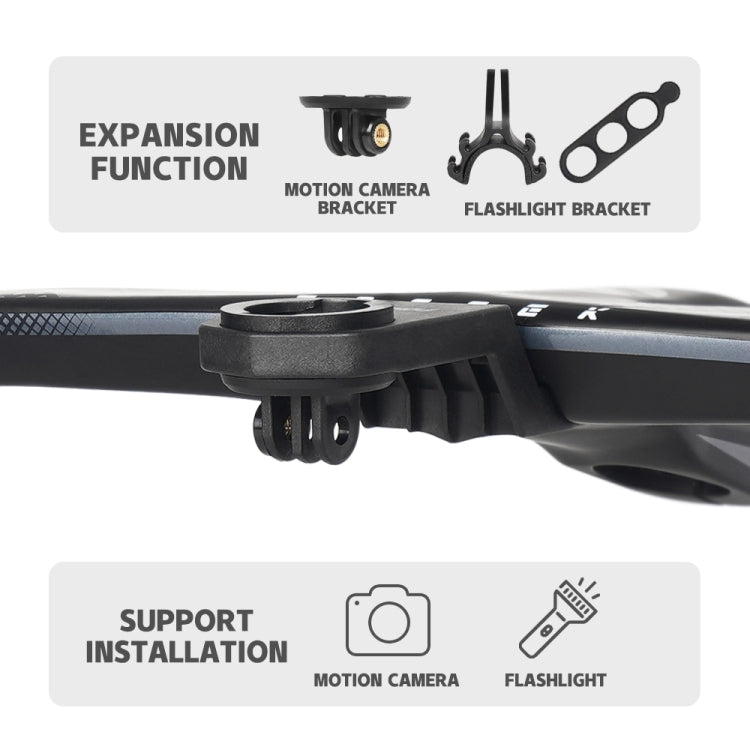 TOSEEK TR5500 Integrated Bending Handlebar Carbon Fiber Bike Grips, Size: 40x10cm - Outdoor & Sports by TOSEEK | Online Shopping UK | buy2fix