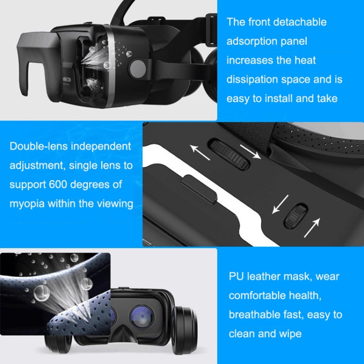VRSHINECON G04EA Increase Version 7th VR Glasses 3D Virtual Reality Game Digital Glasses With Headset - Consumer Electronics by VRSHINECON | Online Shopping UK | buy2fix