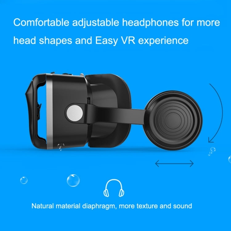 VRSHINECON G04EA+B01 Handle 7th VR Glasses 3D Virtual Reality Game Digital Glasses With Headset - VR Headset by VRSHINECON | Online Shopping UK | buy2fix