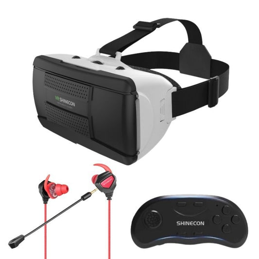 VRSHINECON G06B+B01+HS6G Headset VR Glasses Phone 3D Virtual Reality Game Helmet Head Wearing Digital Glasses - Consumer Electronics by VRSHINECON | Online Shopping UK | buy2fix