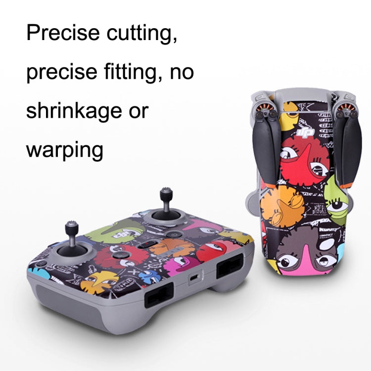 Sunnylife MM2-TZ452 For DJI Mini 2 Waterproof PVC Drone Body + Arm + Remote Control Decorative Protective Stickers Set(Desert Camouflage) - DJI & GoPro Accessories by Sunnylife | Online Shopping UK | buy2fix