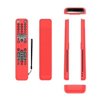 Y46 Remote Control Anti-Fall Silicone Protective Case For Sony RMF-TX600C/P/U/E 500U/E(Red) - Consumer Electronics by buy2fix | Online Shopping UK | buy2fix