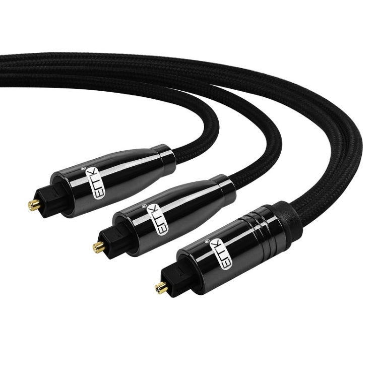 EMK 1 to 2 Audio Optical Digital Cable(1.5m+1m) -  by EMK | Online Shopping UK | buy2fix