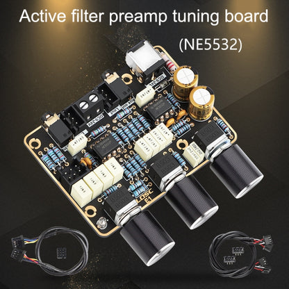 NE5532 Tuner Plate Active Filter Amplifier Board HIFI Front Module Universal Dual Operation Amplifier - Consumer Electronics by buy2fix | Online Shopping UK | buy2fix