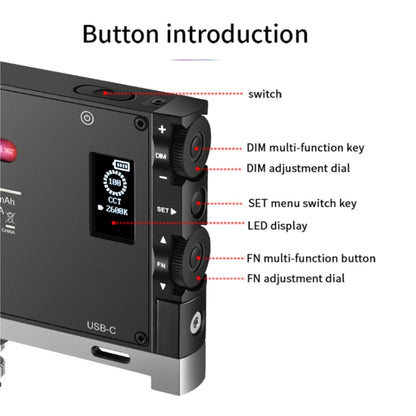 ALTSON Portable Handheld RGB Fill Light Studio Shooting Live LED Light(R8) -  by ALTSON | Online Shopping UK | buy2fix