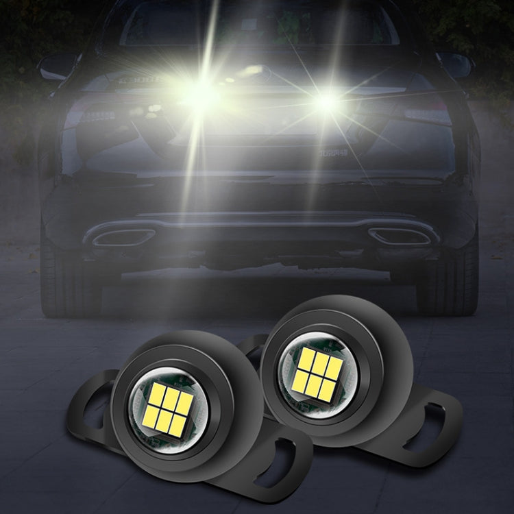 Car LED Ultra -Bright Electric Eye Reversing Light External Bulb Modified Universal Auxiliary Light, Style: Long Bright Silver Shell - In Car by buy2fix | Online Shopping UK | buy2fix