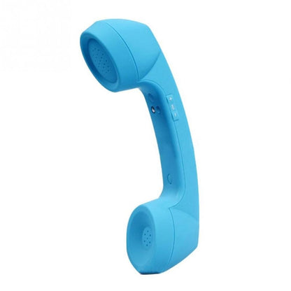 Bluetooth Wireless Connection Retro Microphone External Mobile Phone Handset(Sky Blue) - Bluetooth Earphone by buy2fix | Online Shopping UK | buy2fix