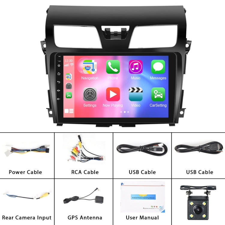 For Nissan Teana 13-16 10.1-inch Reversing Video Large Screen Car MP5 Player, Style: WiFi Edition 1+16G(Standard+4 Lights Camera) - In Car by buy2fix | Online Shopping UK | buy2fix