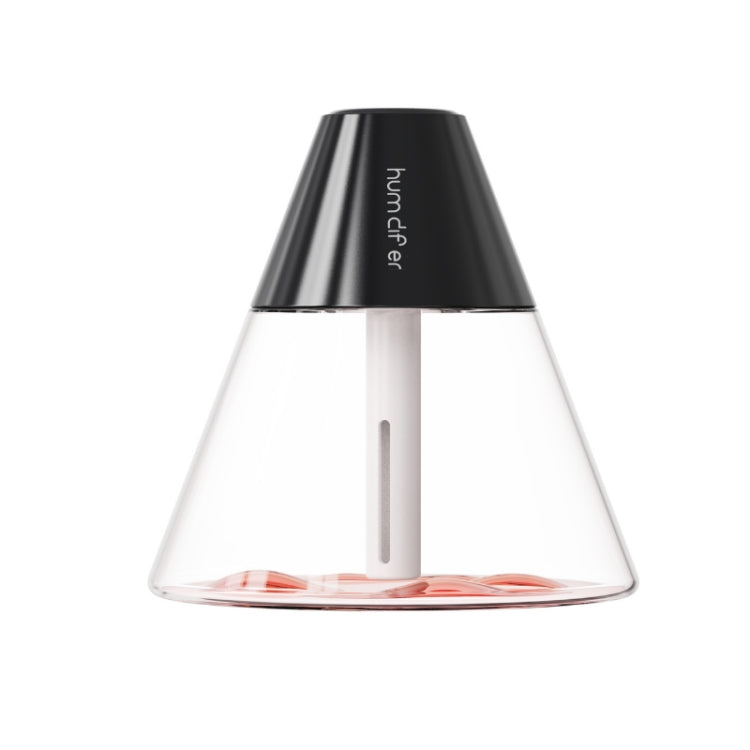 Household Desktop Mini Volcano Humidifier Air Purifier(Black) - Air Purifiers & Parts by buy2fix | Online Shopping UK | buy2fix