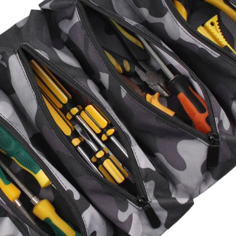 WESSLECO Oxford Cloth Electrical Hardware Hanging Tool Storage Bag(Jungle Camouflage) - Storage Bags & Boxes by WESSLECO | Online Shopping UK | buy2fix