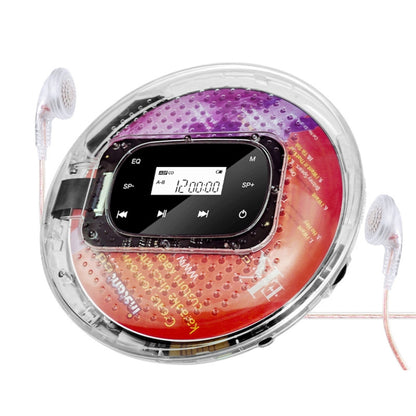 YR-Q90 Bluetooth Portable MP3 CD Player Touch Button Support Repeat MP3, CD-R, CD-RW Format(Transparent) - Consumer Electronics by buy2fix | Online Shopping UK | buy2fix