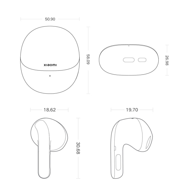 Original Xiaomi Buds 4 Wireless Bluetooth 5.3 3 Mic Active Noise Reduction Earphone(Green) - Bluetooth Earphone by Xiaomi | Online Shopping UK | buy2fix