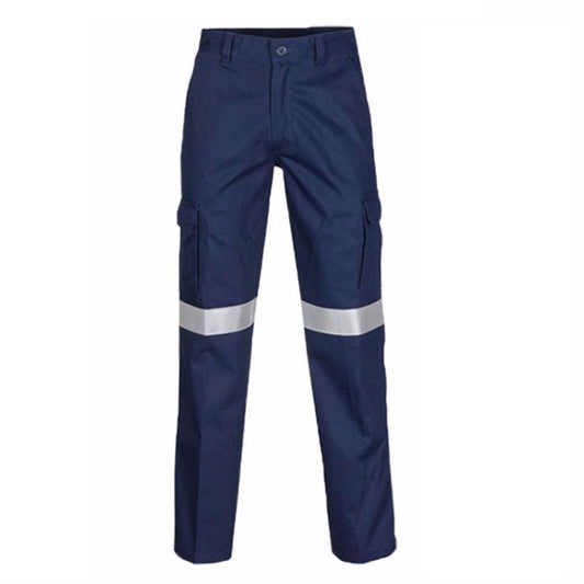Pure Cotton Long-sleeved Reflective Clothes Overalls Work Clothes, Size: M(Single Reflector Pants) - Workplace Safety Supplies by buy2fix | Online Shopping UK | buy2fix