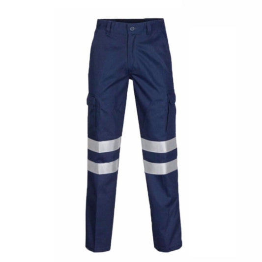 Pure Cotton Long-sleeved Reflective Clothes Overalls Work Clothes, Size: XXL(Double Reflector Pants) - Workplace Safety Supplies by buy2fix | Online Shopping UK | buy2fix