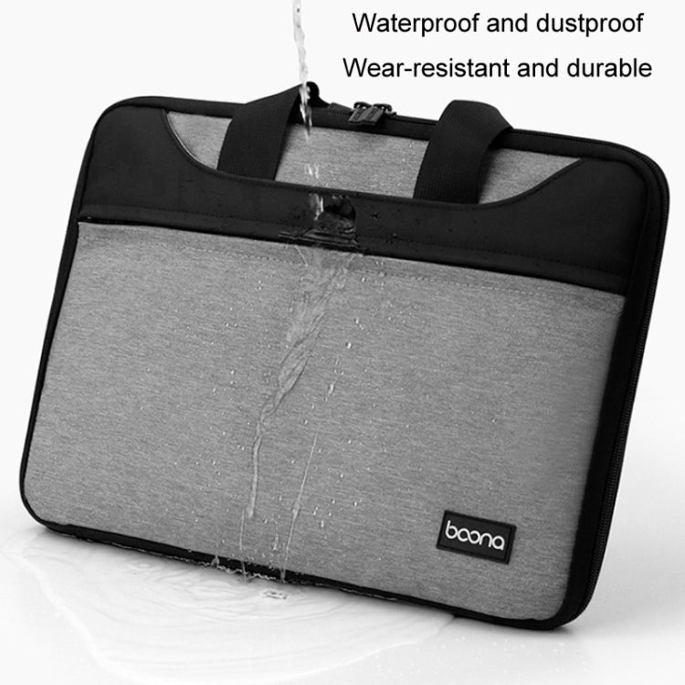 Baona BN-I003 Oxford Cloth Full Open Portable Waterproof Laptop Bag, Size: 14/15/15.6 inches(Black+Power Bag) -  by Baona | Online Shopping UK | buy2fix