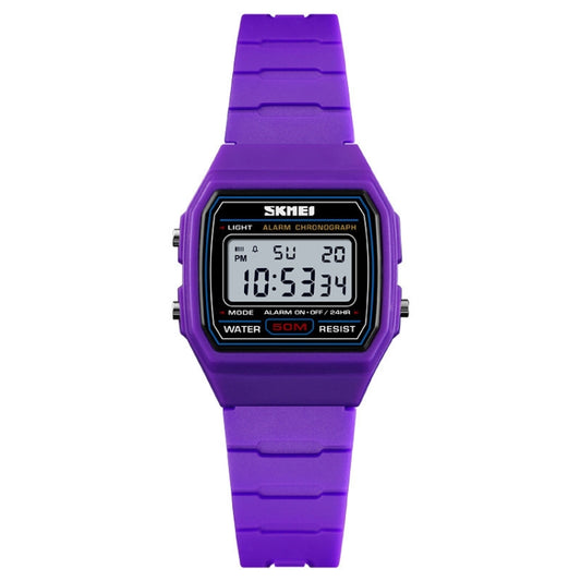 SKMEI 1460 Children Luminous Multifunctional Waterproof Thin Sports Watch(Purple) - Sport Watches by SKMEI | Online Shopping UK | buy2fix