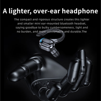 F8 Hanging Ear Stereo Wireless Bluetooth Earphones With Charging Bin(Black Double Ear) - Bluetooth Earphone by buy2fix | Online Shopping UK | buy2fix