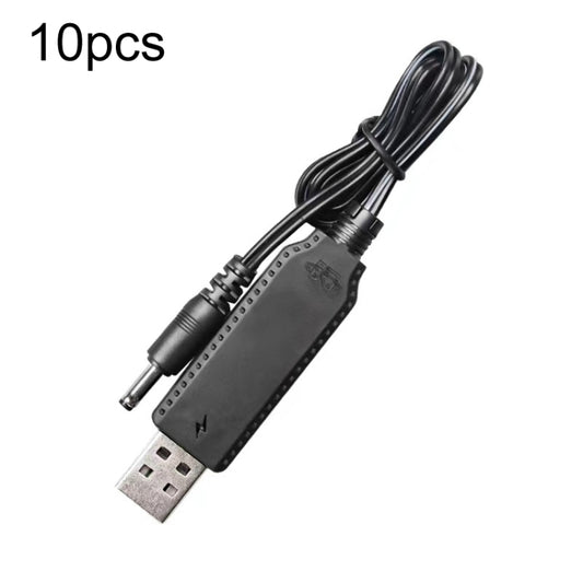 10pcs 3.7V IC Circuit Protection Lithium Battery USB Straight Head Charging Cable, Model: 3.5mm - Charging Cables by buy2fix | Online Shopping UK | buy2fix