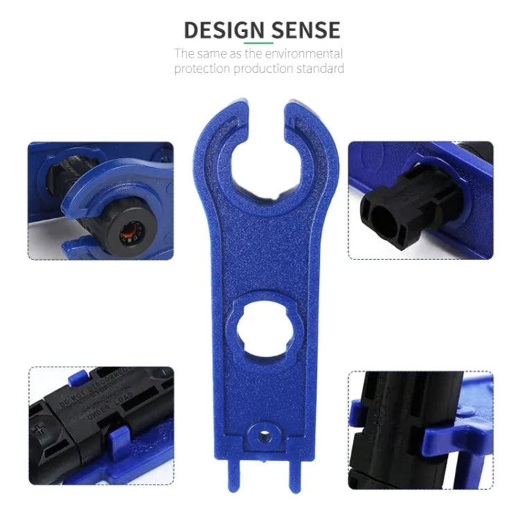 10pcs 1000V MC4 Connector Solar Photovoltaic Disassembly Wrench(Blue Round Head) - Consumer Electronics by buy2fix | Online Shopping UK | buy2fix