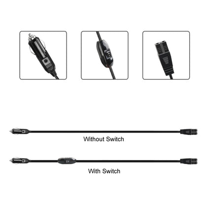 12V/24V Car Refrigerator Cable B Suffix Cigarette Lighter Plug Power Cord, Length: 1m With Switch -  by buy2fix | Online Shopping UK | buy2fix