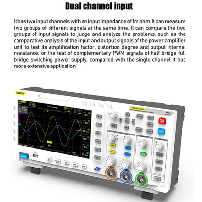 FNIRSI 1014D 2 in 1 Dual-channel 100M Bandwidth Digital Oscilloscope 1GS Sampling Signal Generator, US Plug -  by FNIRSI | Online Shopping UK | buy2fix