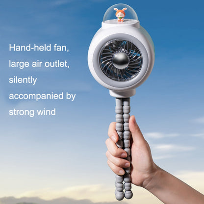 Baby Stroller Fan Home Mute Outdoor Cooling Portable Rabbit Octopus Fan Without Shake Head (White) - Electric Fans by buy2fix | Online Shopping UK | buy2fix